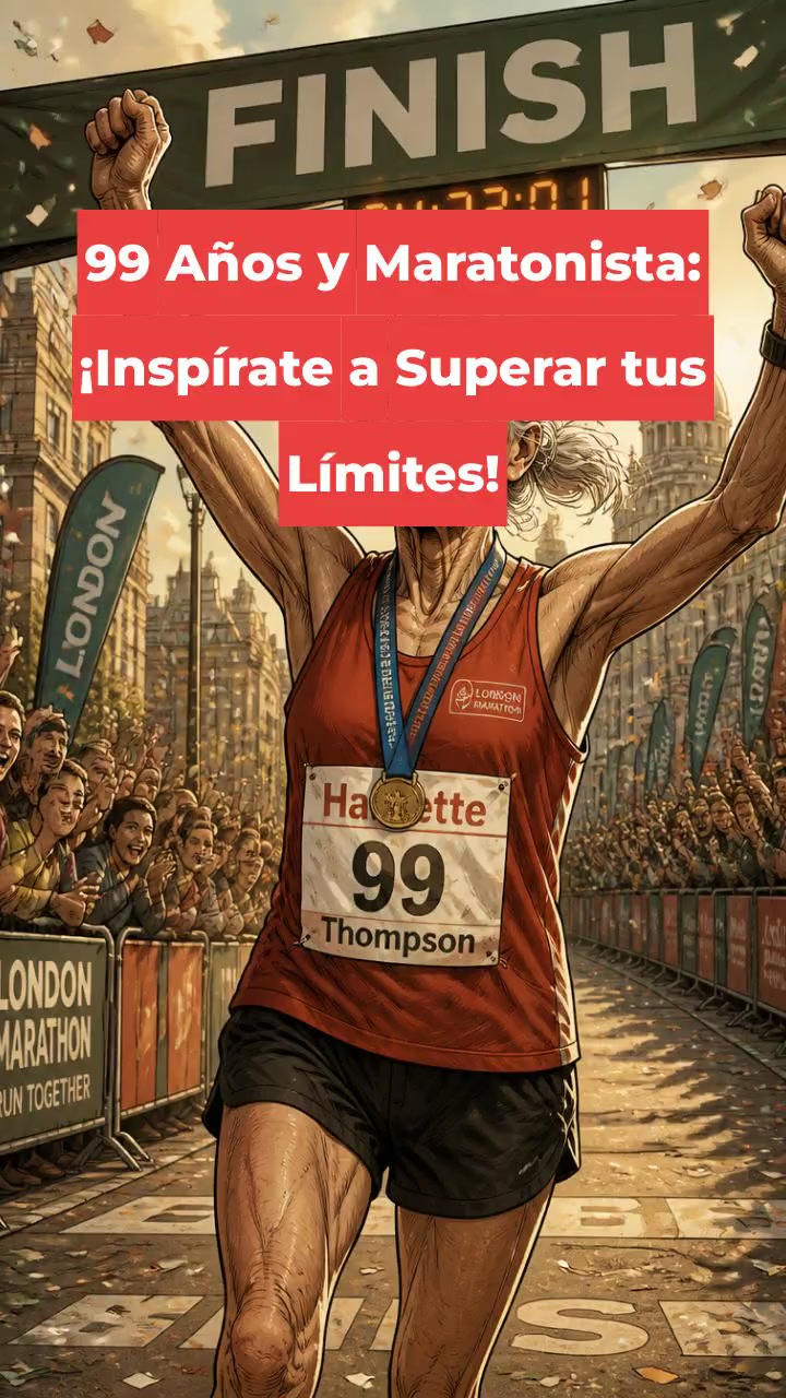 99 Años y Maratonista: ¡Inspírate a Superar tus Límites!