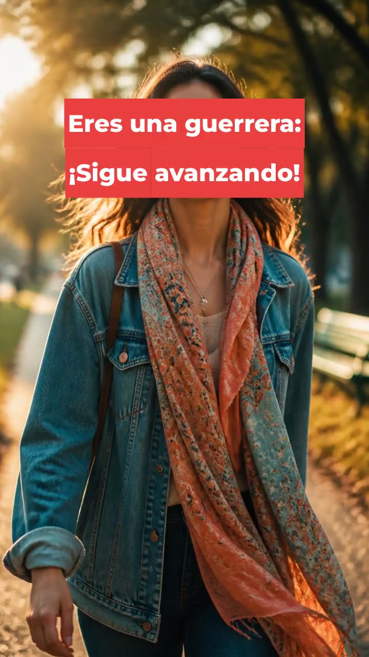 Eres una guerrera: ¡Sigue avanzando!