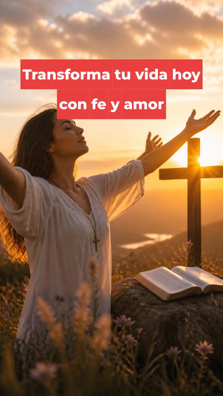 Transforma tu vida hoy con fe y amor
