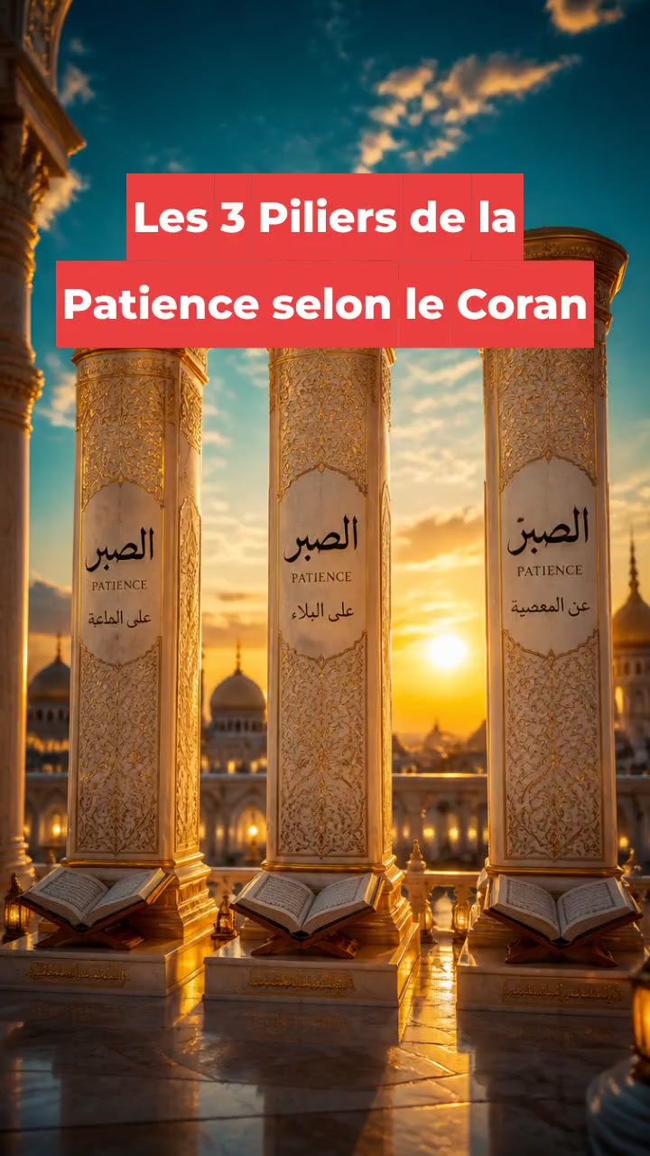 Les 3 Piliers de la Patience selon le Coran
