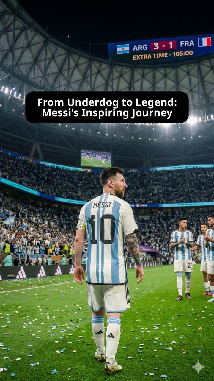 From Underdog to Legend: Messi's Inspiring Journey
