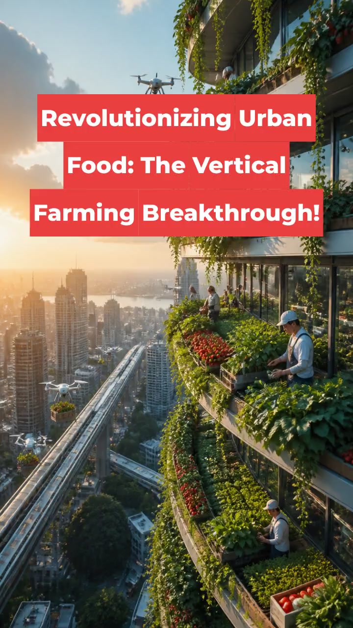 Revolutionizing Urban Food: The Vertical Farming Breakthrough!