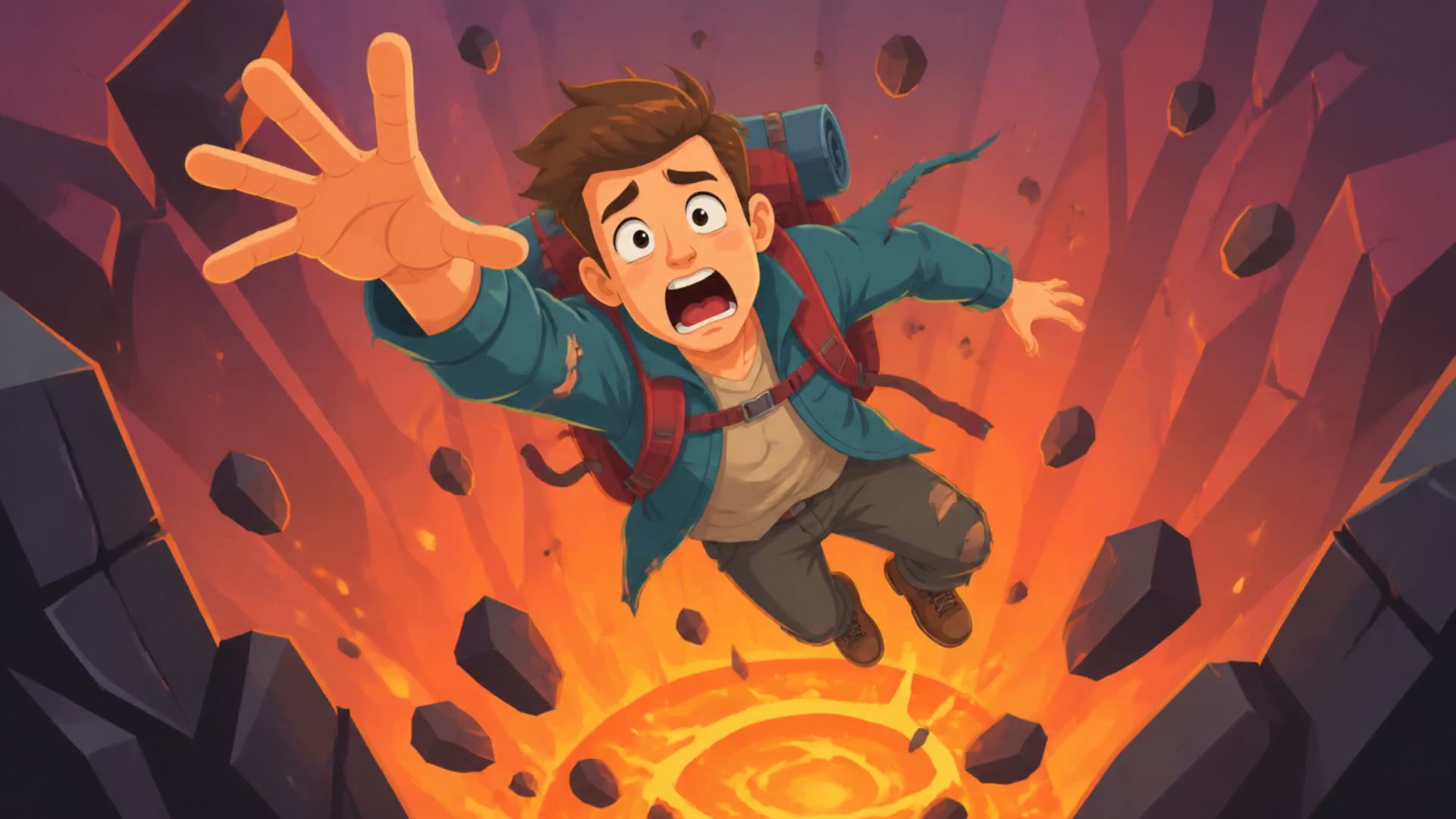 The Brutal Truth About Falling into a Volcano