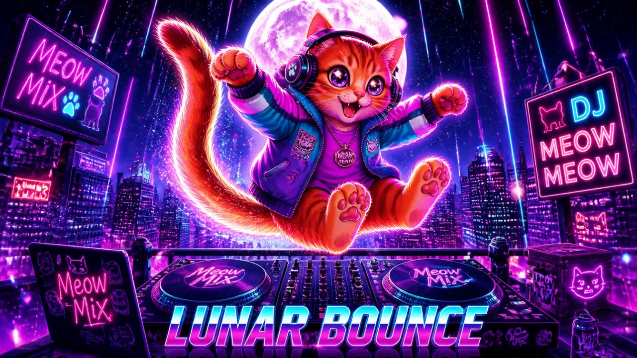 Lunar Bounce: Dance Through the Night!