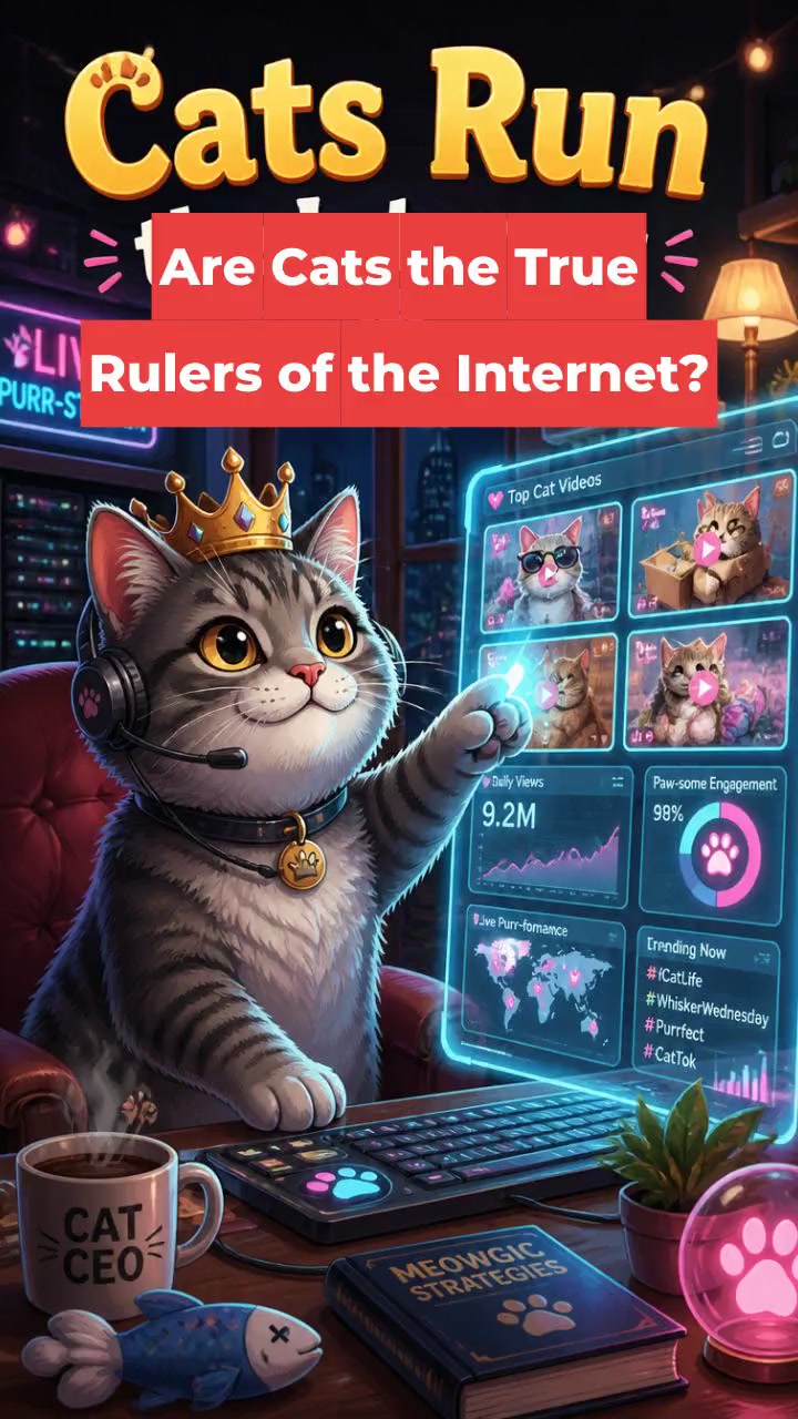 Are Cats the True Rulers of the Internet?