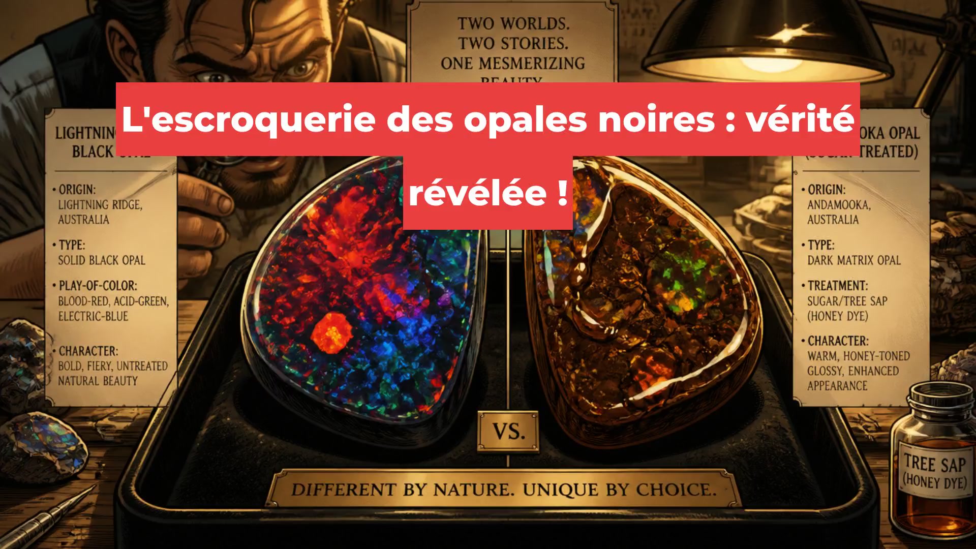 L'escroquerie des opales noires : vérité révélée !