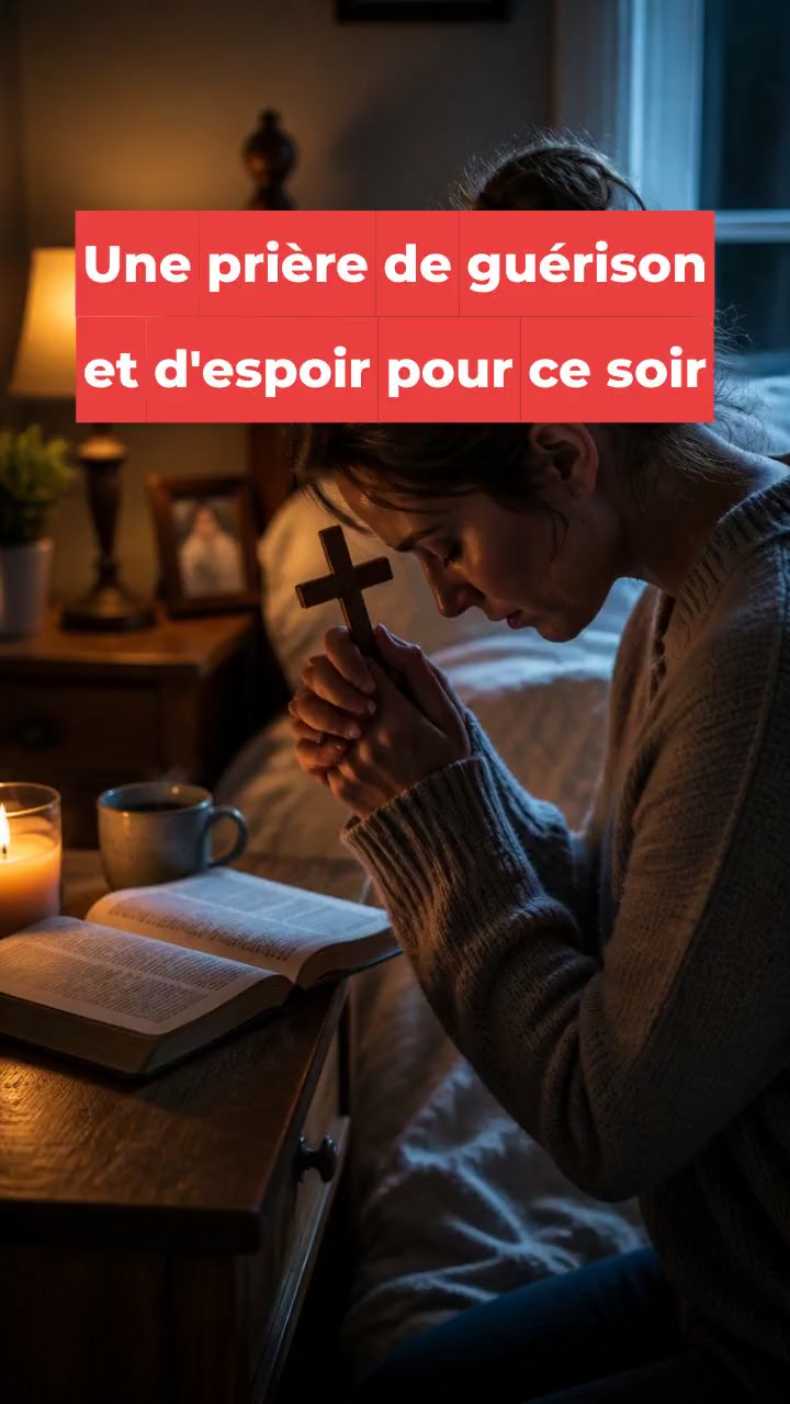 Une prière de guérison et d'espoir pour ce soir