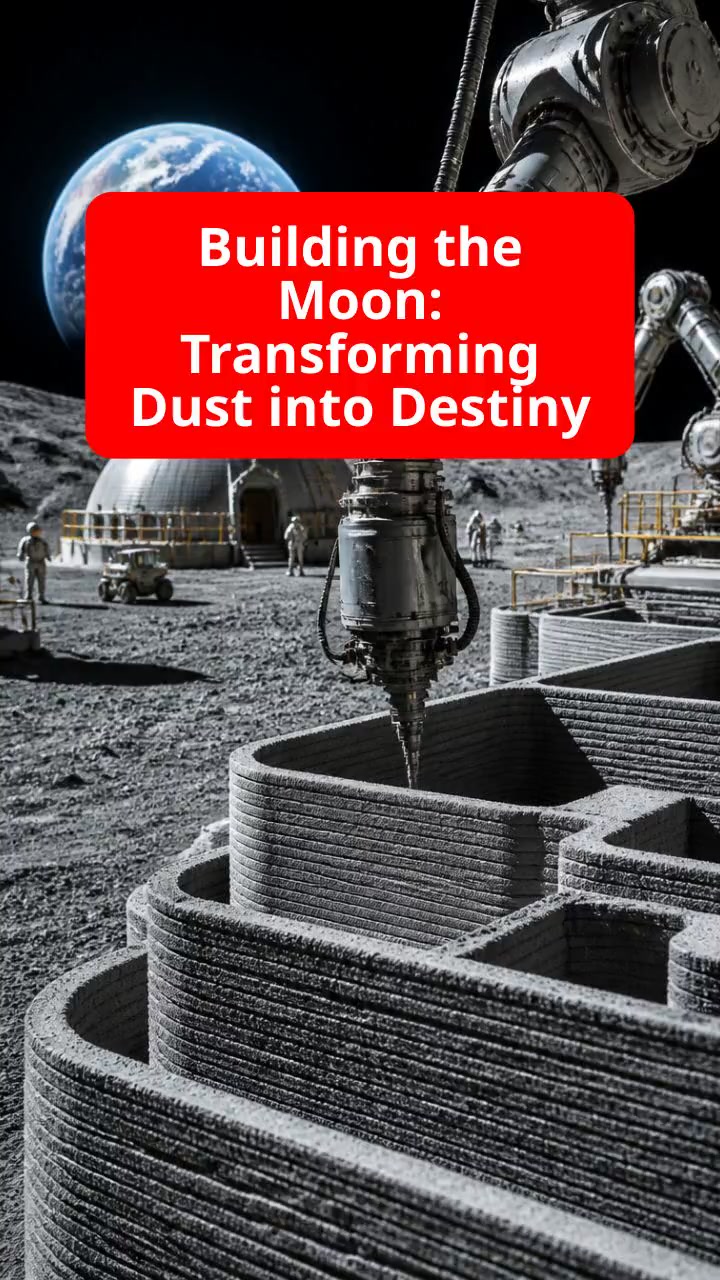 Building the Moon: Transforming Dust into Destiny