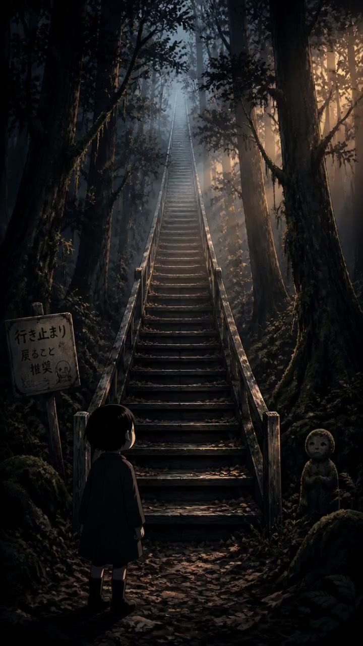 What Happens When You Climb an Abandoned Staircase in the Woods?