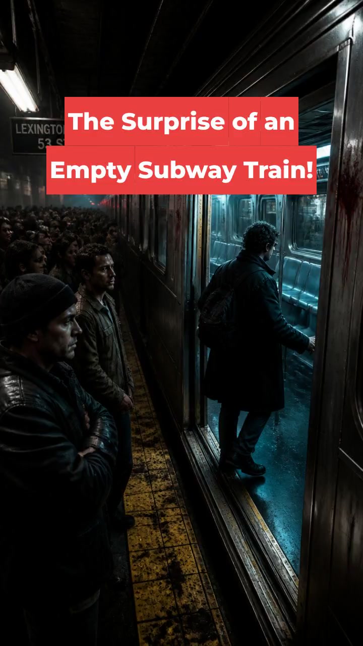 The Surprise of an Empty Subway Train!