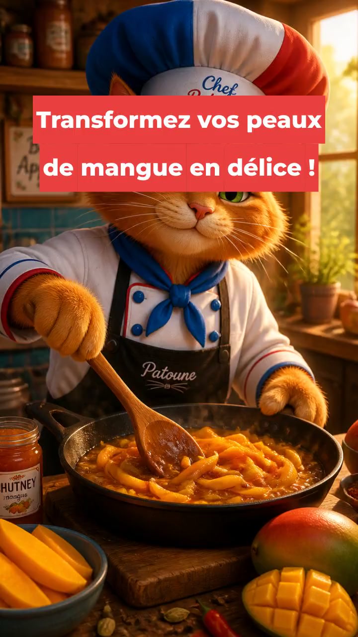 Transformez vos peaux de mangue en délice !