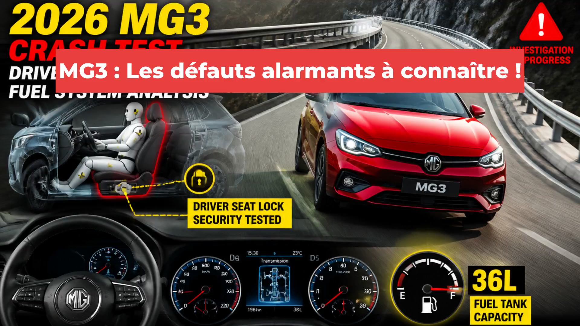 MG3 : Les défauts alarmants à connaître !
