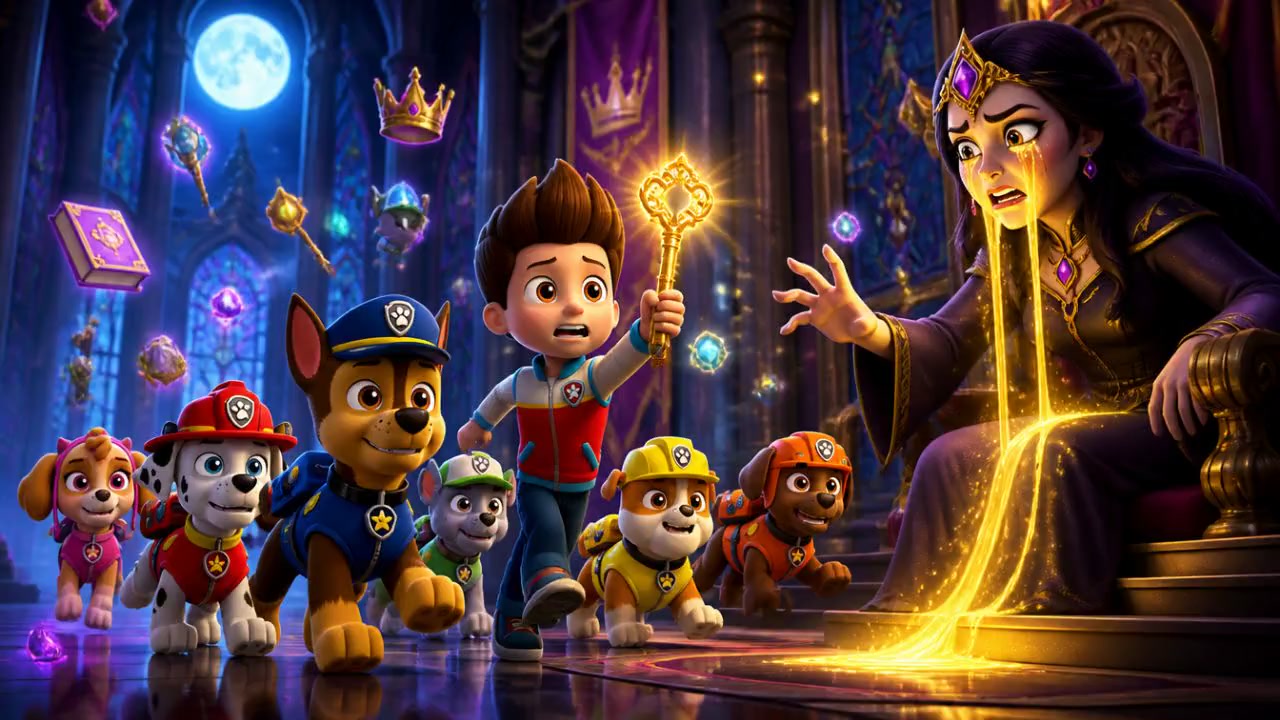 La Paw Patrol face à la sorcière maléfique !