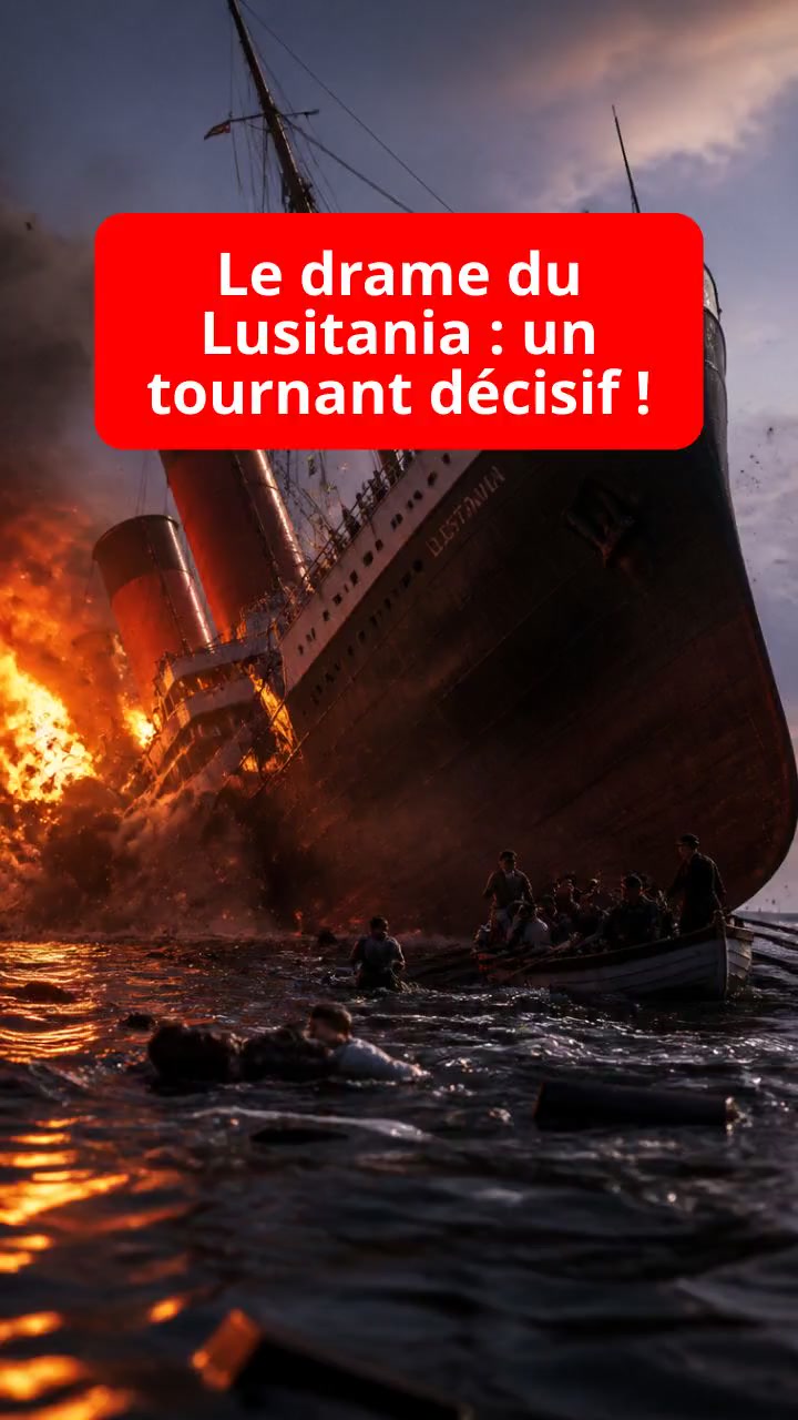 Le drame du Lusitania : un tournant décisif !