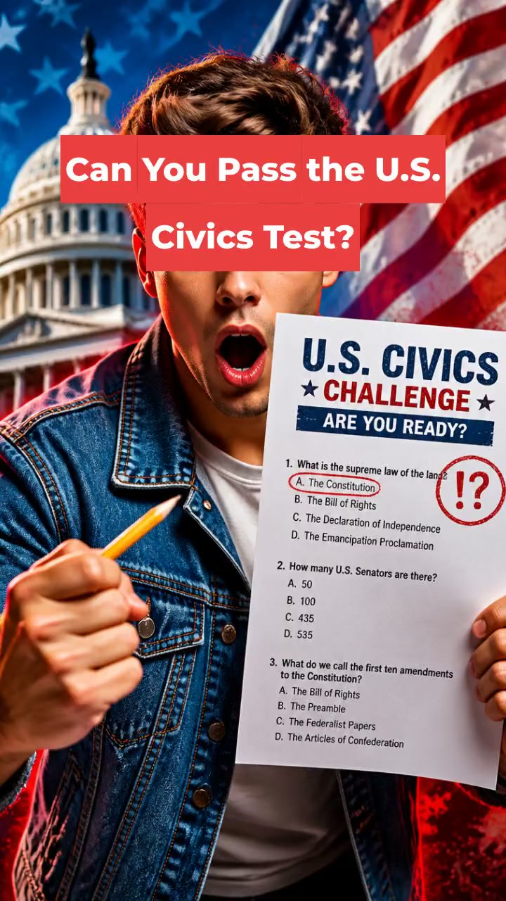 Can You Pass the U.S. Civics Test?