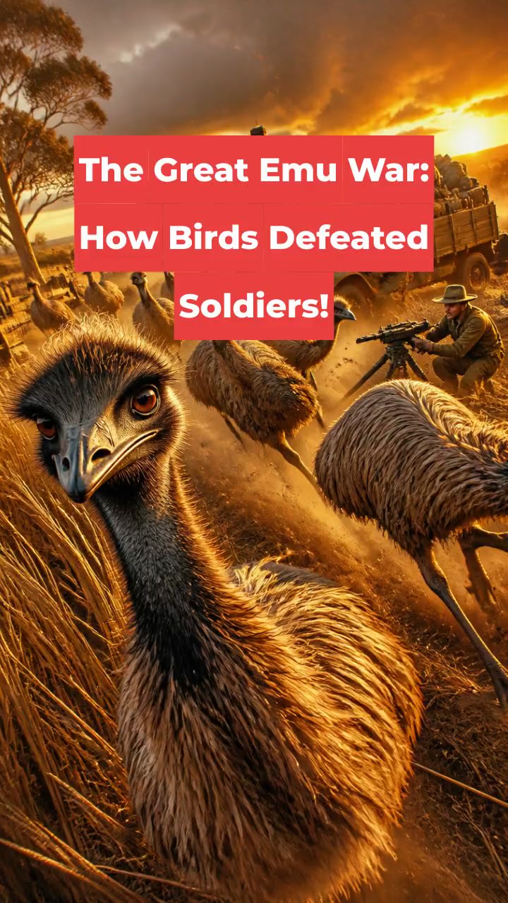 The Great Emu War: How Birds Defeated Soldiers!