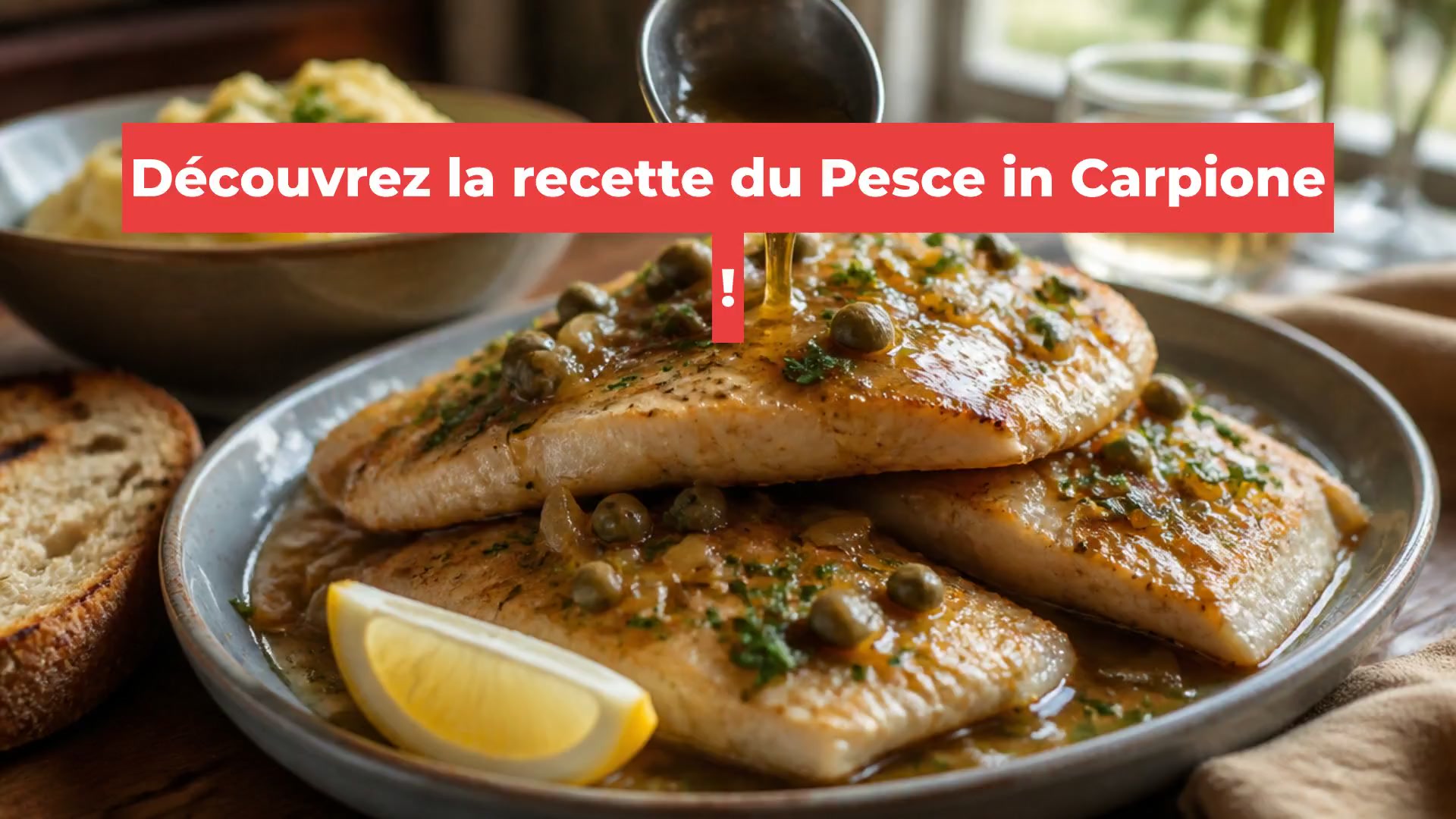 Découvrez la recette du Pesce in Carpione !