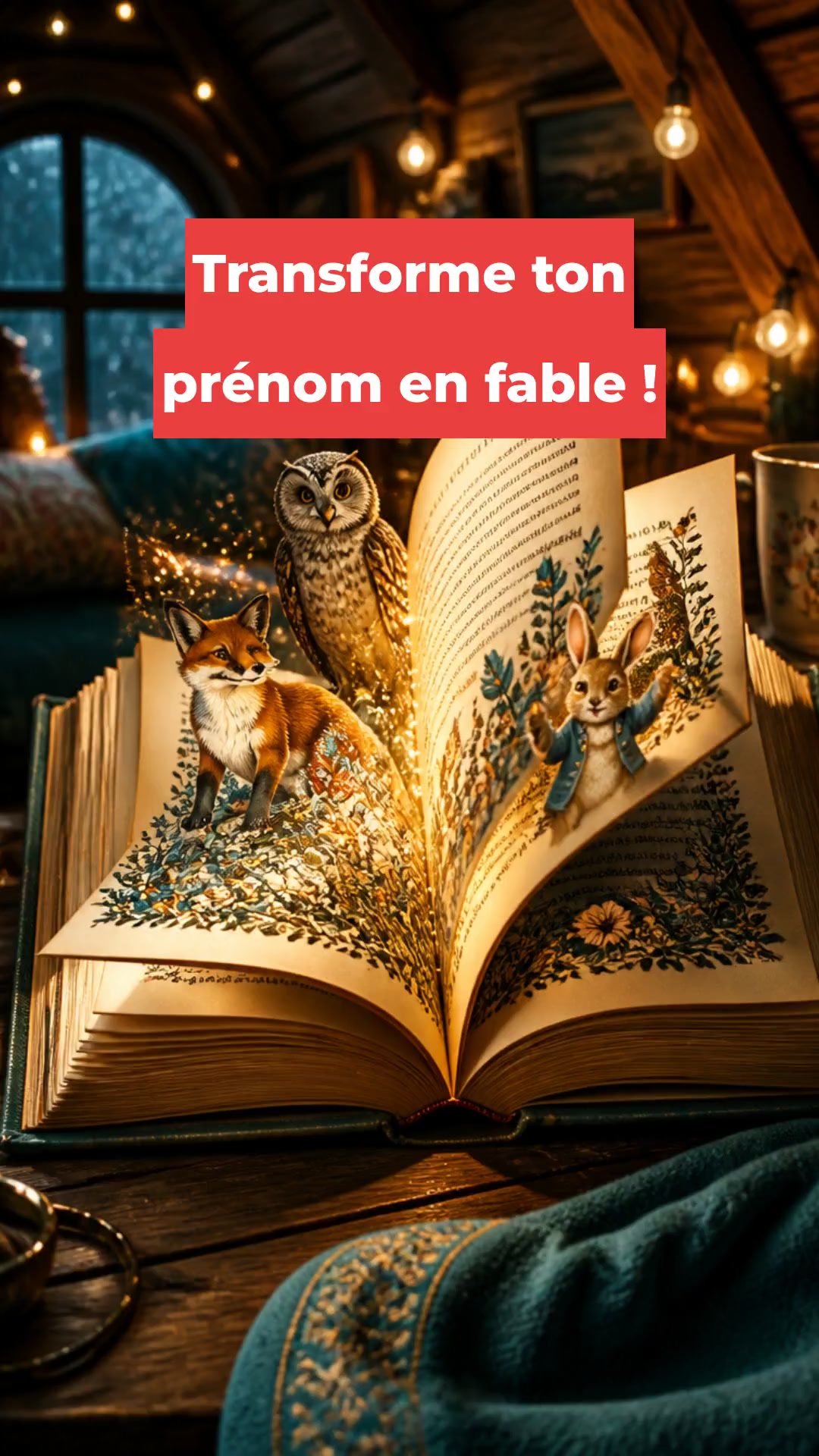 Transforme ton prénom en fable !