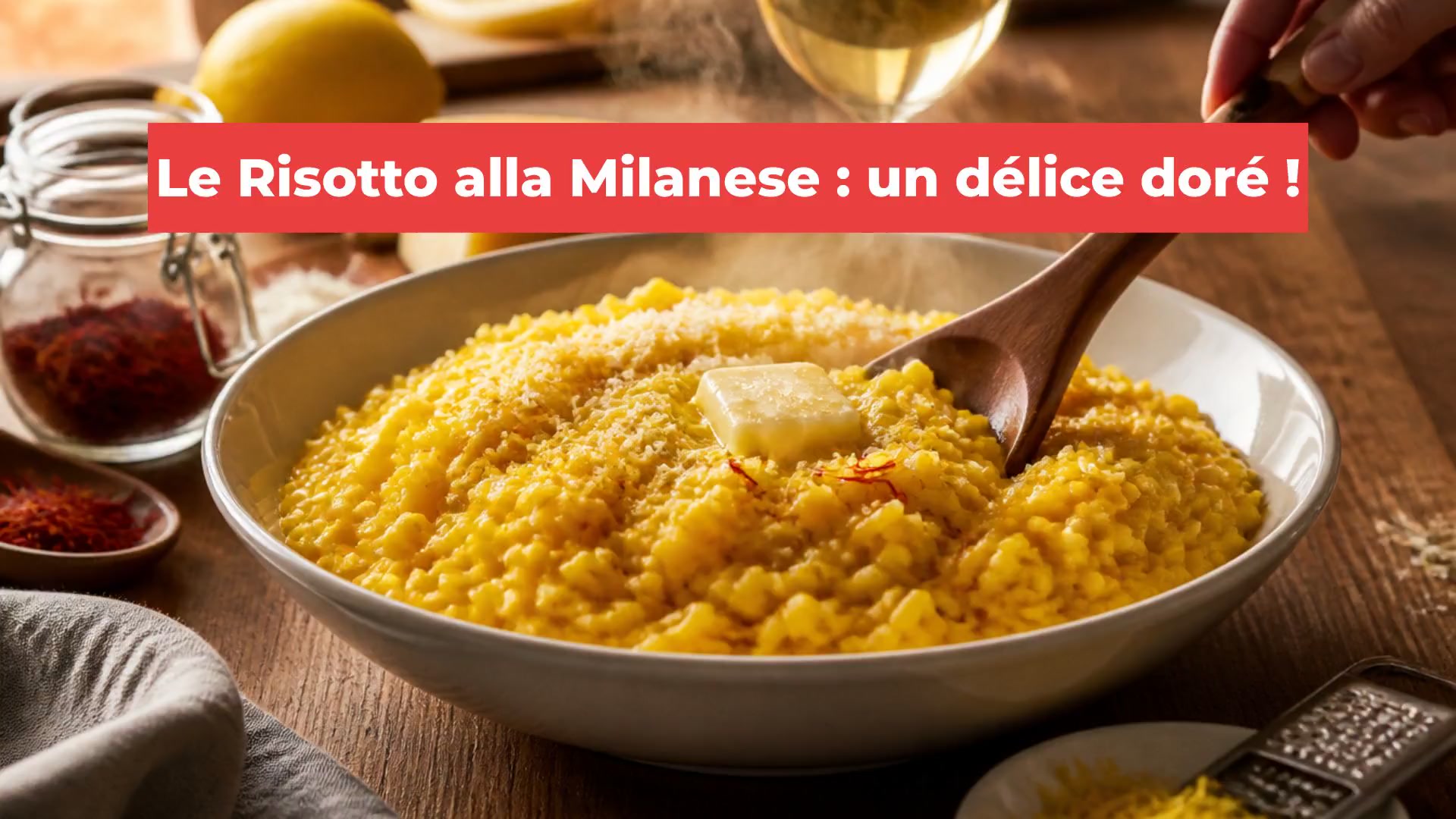 Le Risotto alla Milanese : un délice doré !