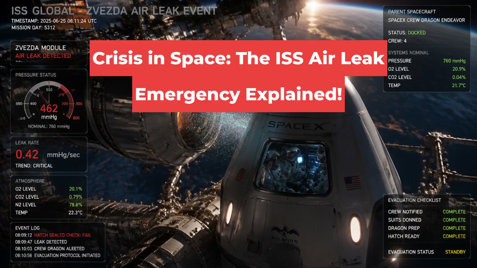 Crisis in Space: The ISS Air Leak Emergency Explained!