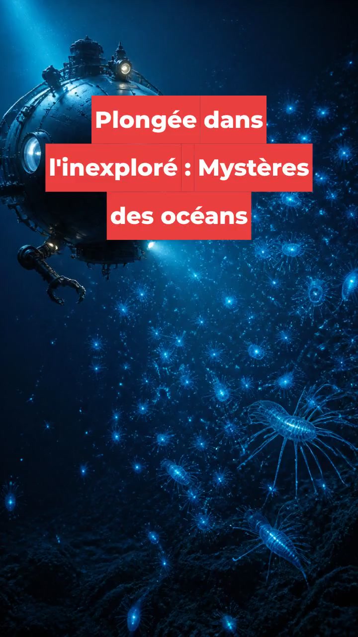 Plongée dans l'inexploré : Mystères des océans