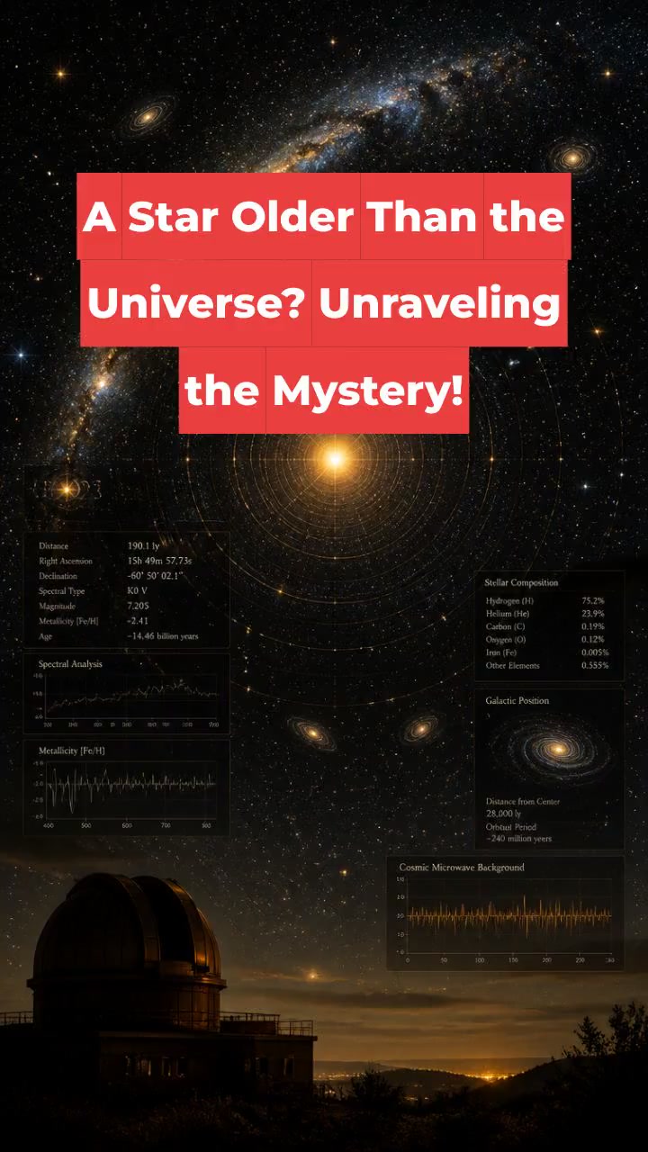 A Star Older Than the Universe? Unraveling the Mystery!