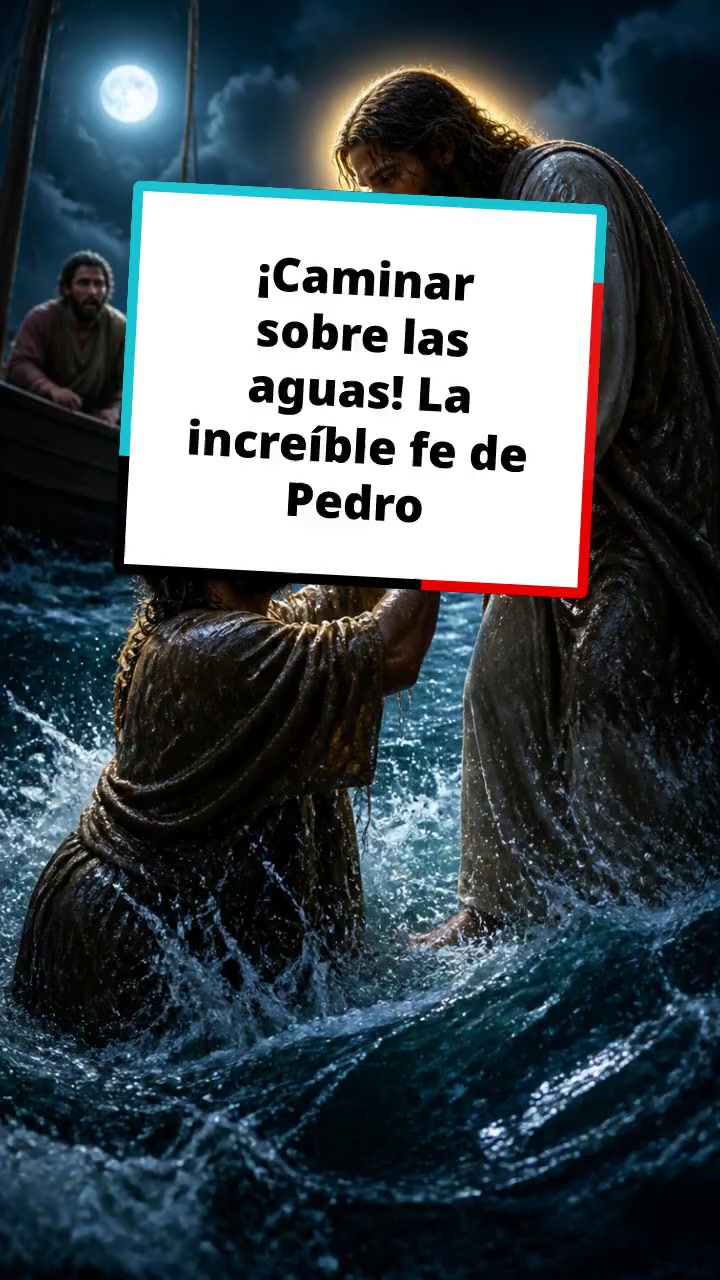 ¡Caminar sobre las aguas! La increíble fe de Pedro
