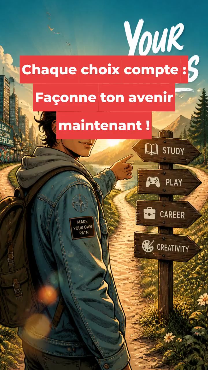 Chaque choix compte : Façonne ton avenir maintenant !