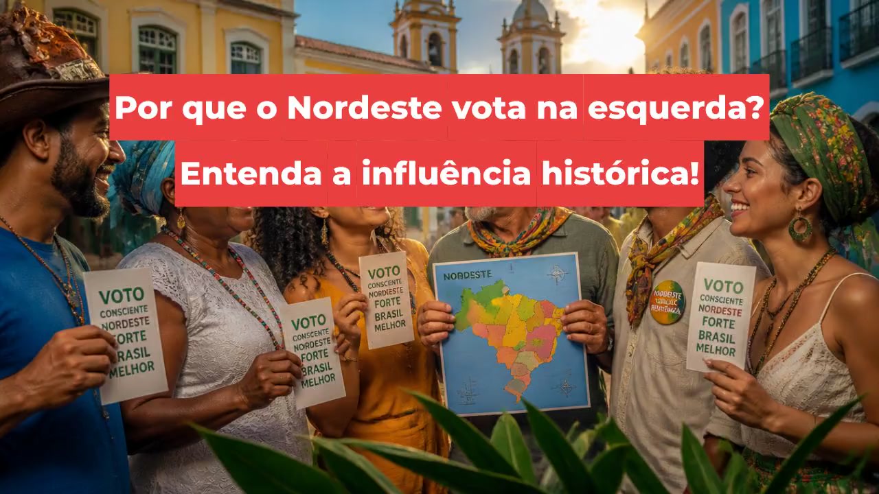 Por que o Nordeste vota na esquerda? Entenda a influência histórica!