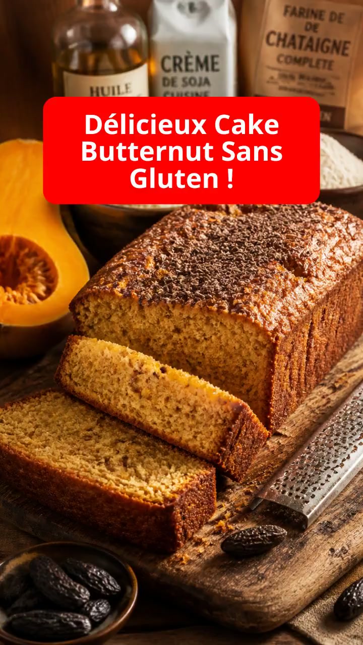 Délicieux Cake Butternut Sans Gluten !