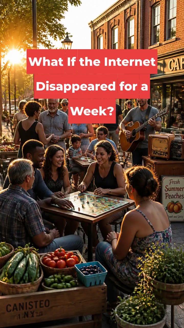 What If the Internet Disappeared for a Week?