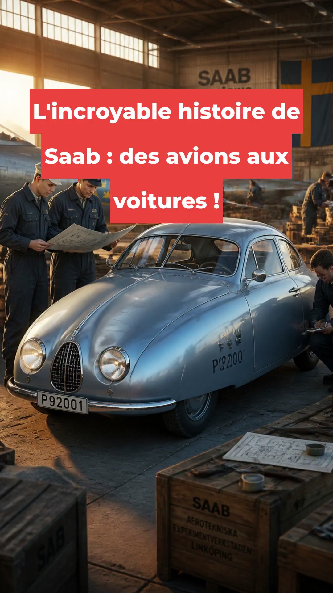 L'incroyable histoire de Saab : des avions aux voitures !
