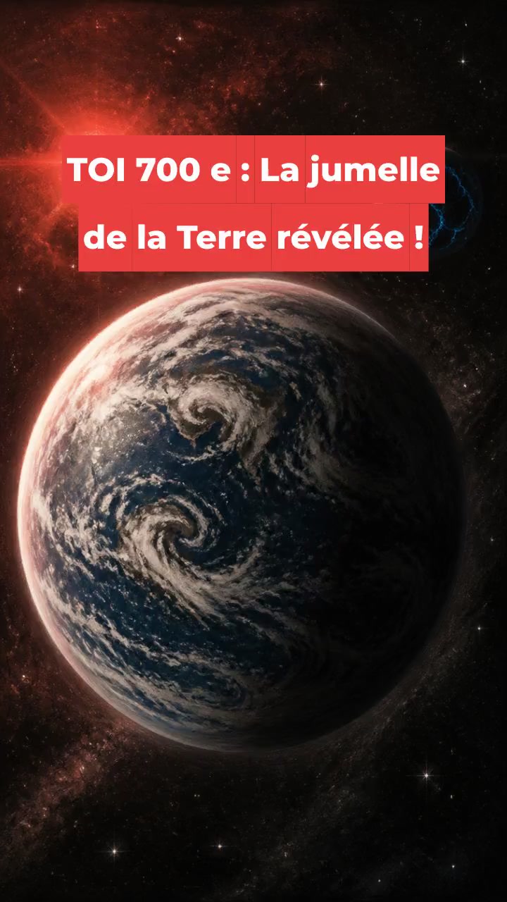 TOI 700 e : La jumelle de la Terre révélée !