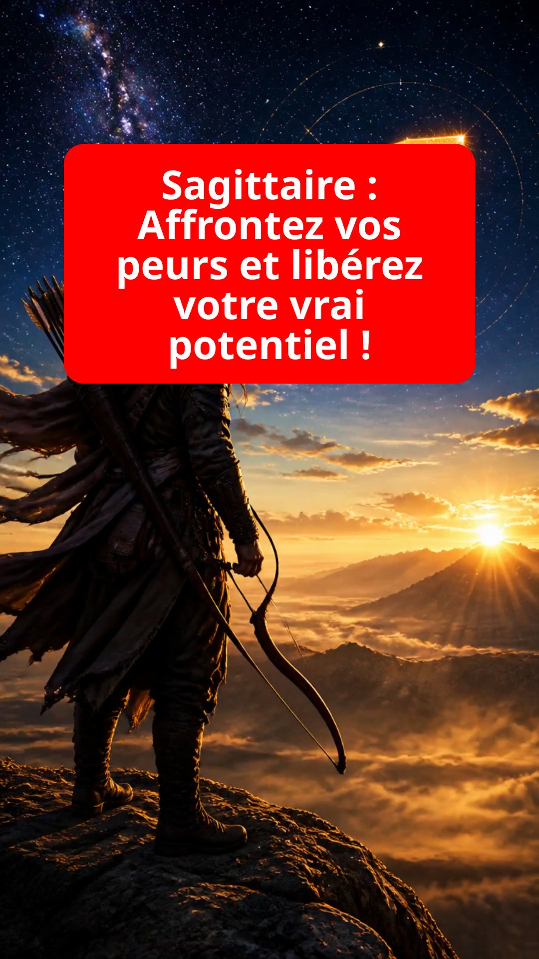 Sagittaire : Affrontez vos peurs et libérez votre vrai potentiel !
