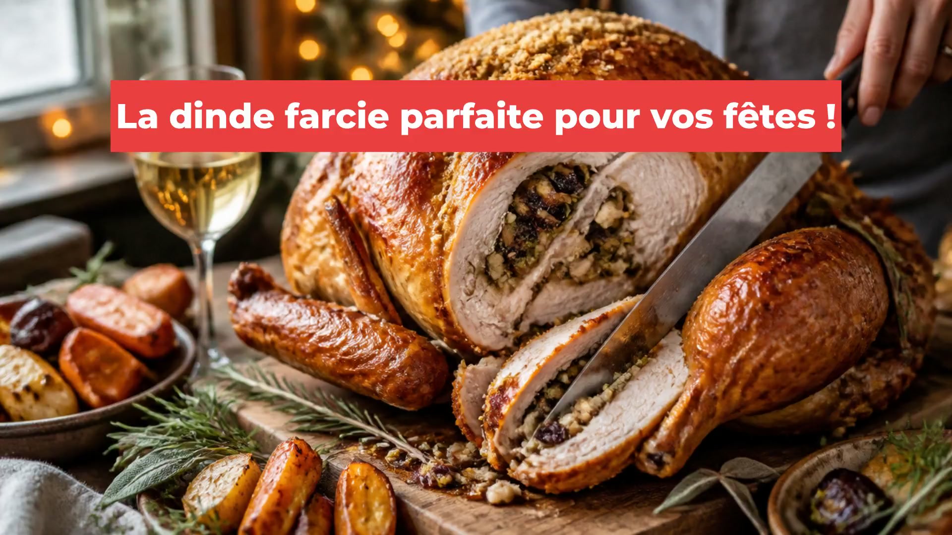 La dinde farcie parfaite pour vos fêtes !