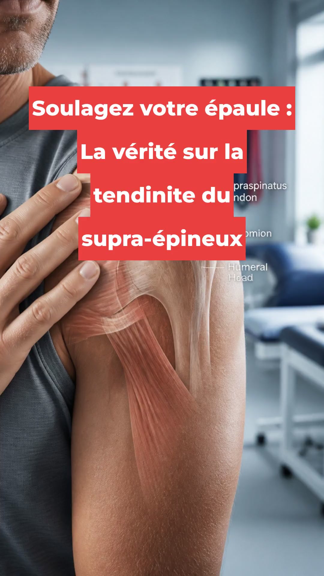 Soulagez votre épaule : La vérité sur la tendinite du supra-épineux