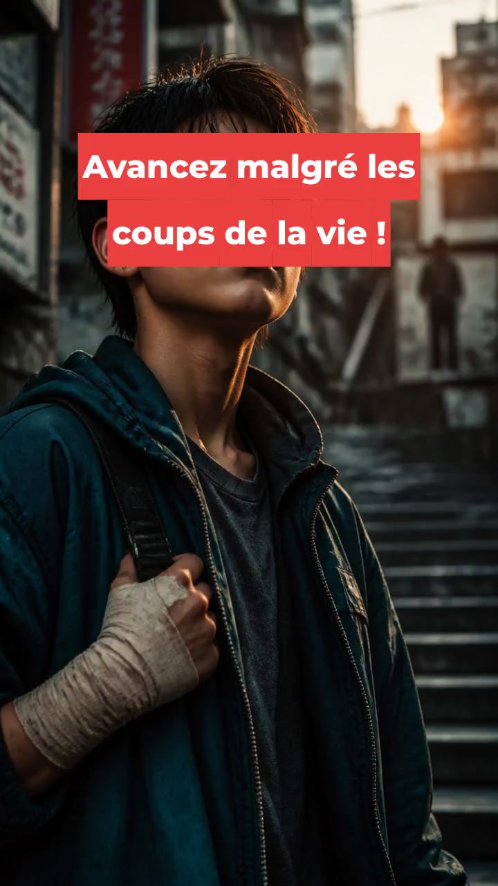 Avancez malgré les coups de la vie !