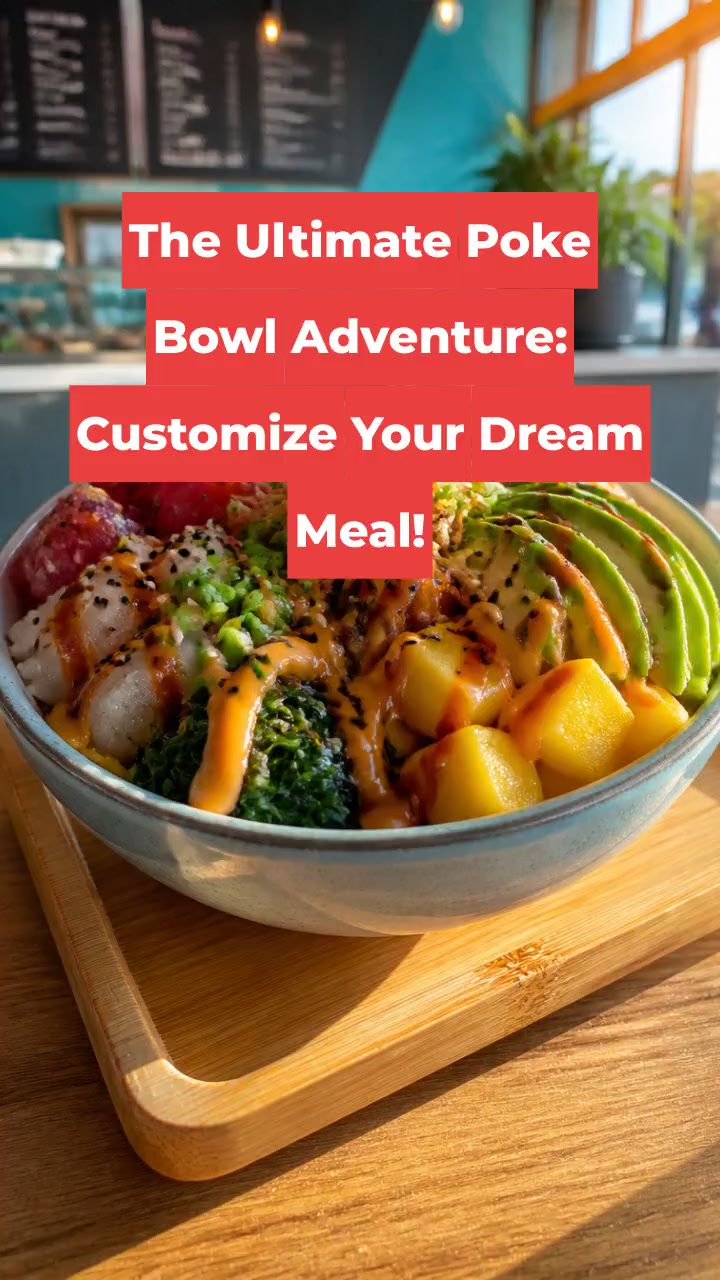 The Ultimate Poke Bowl Adventure: Customize Your Dream Meal!