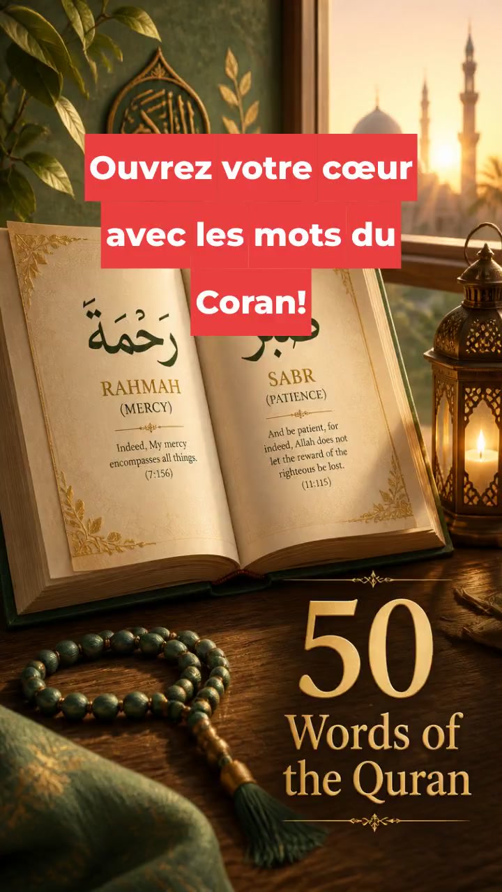 Ouvrez votre cœur avec les mots du Coran!