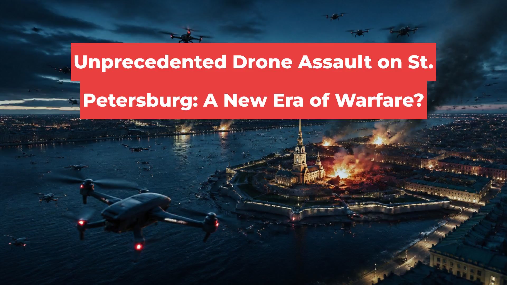 Unprecedented Drone Assault on St. Petersburg: A New Era of Warfare?