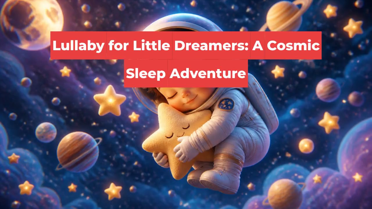 Lullaby for Little Dreamers: A Cosmic Sleep Adventure