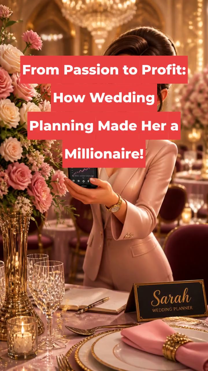 From Passion to Profit: How Wedding Planning Made Her a Millionaire!