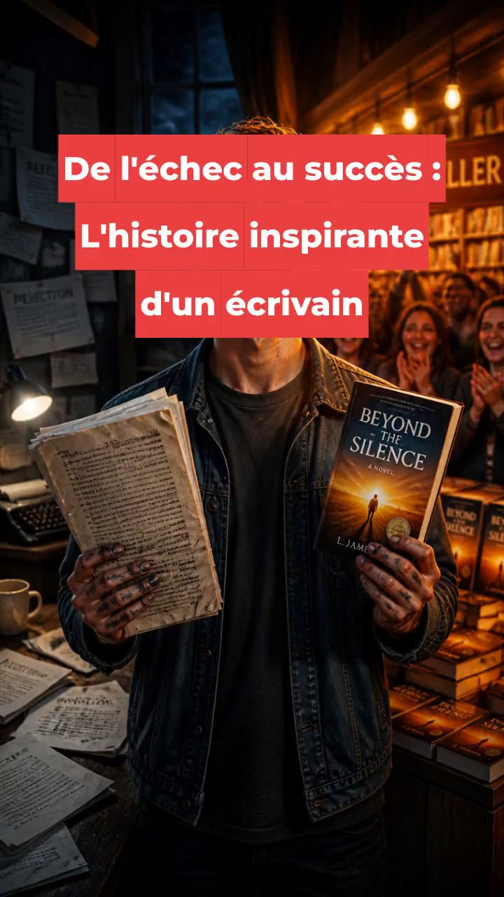 De l'échec au succès : L'histoire inspirante d'un écrivain