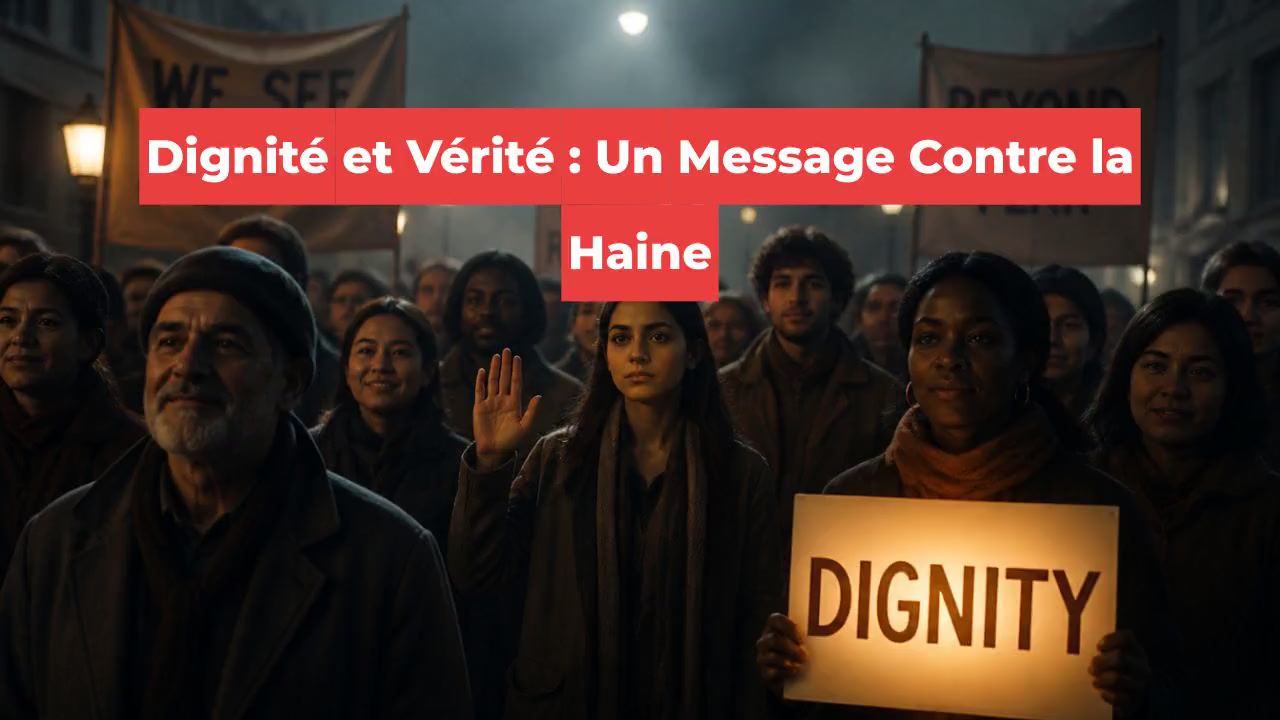 Dignité et Vérité : Un Message Contre la Haine