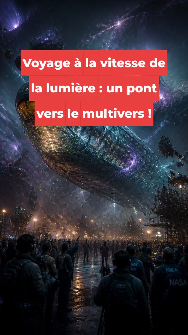 Voyage à la vitesse de la lumière : un pont vers le multivers !