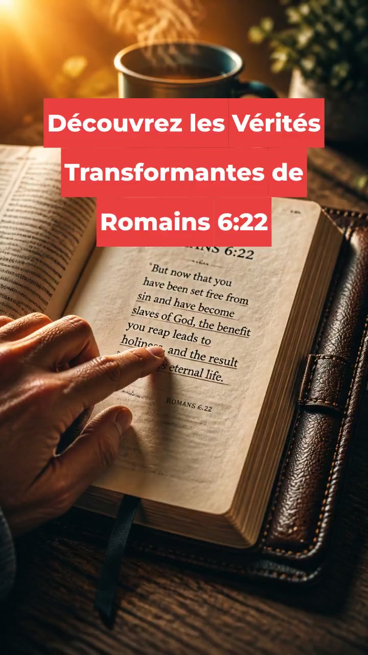Découvrez les Vérités Transformantes de Romains 6:22