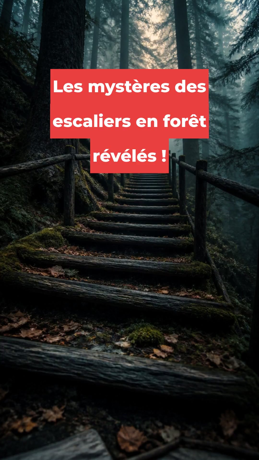 Les mystères des escaliers en forêt révélés !