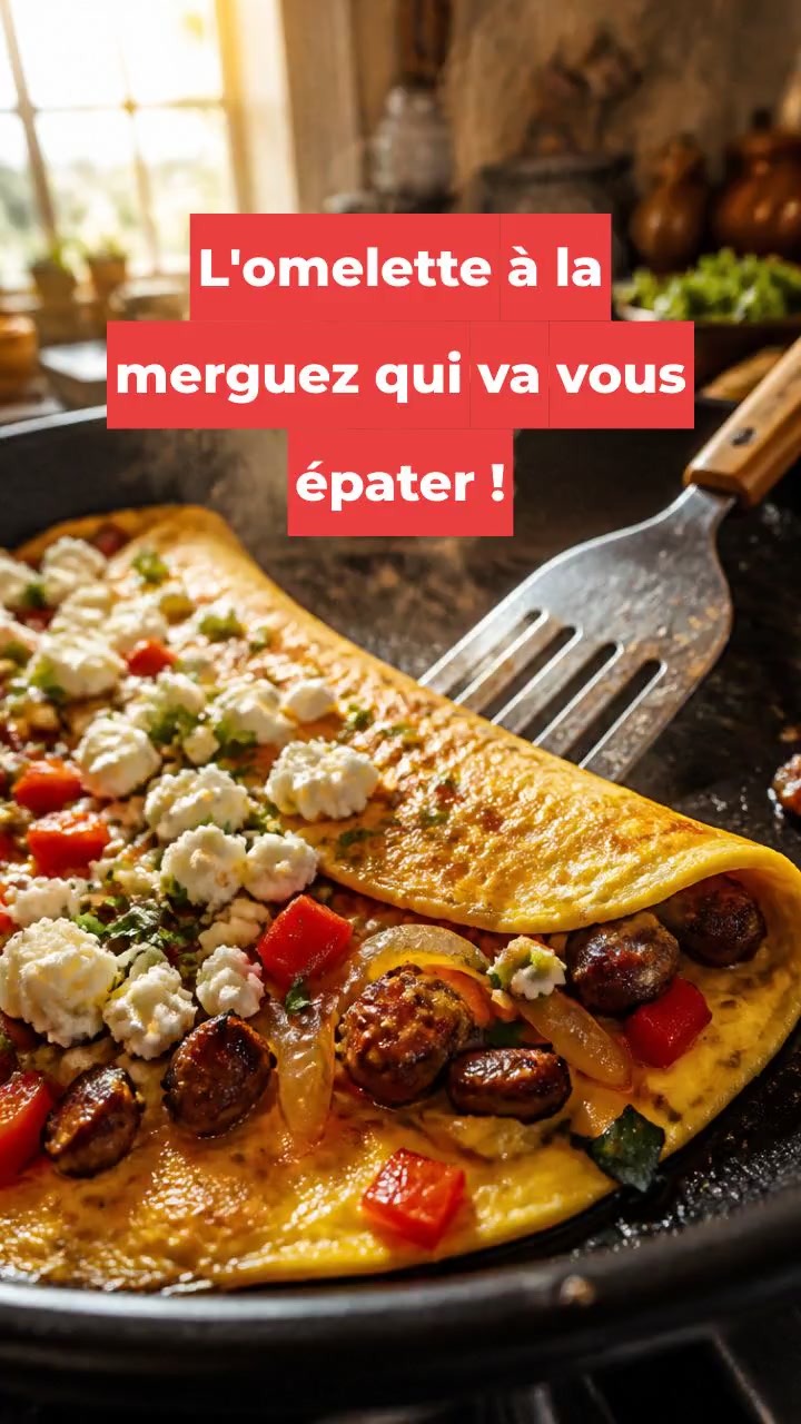 L'omelette à la merguez qui va vous épater !