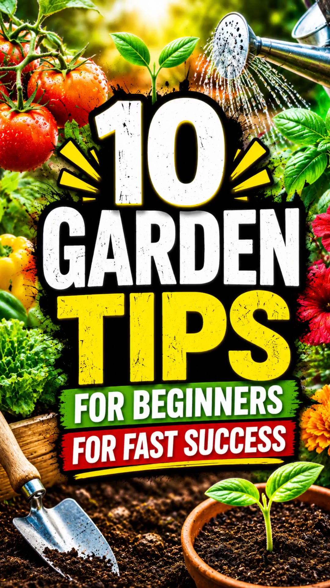 10 Garden Tips For Beginners For Fast Success 🌱😳