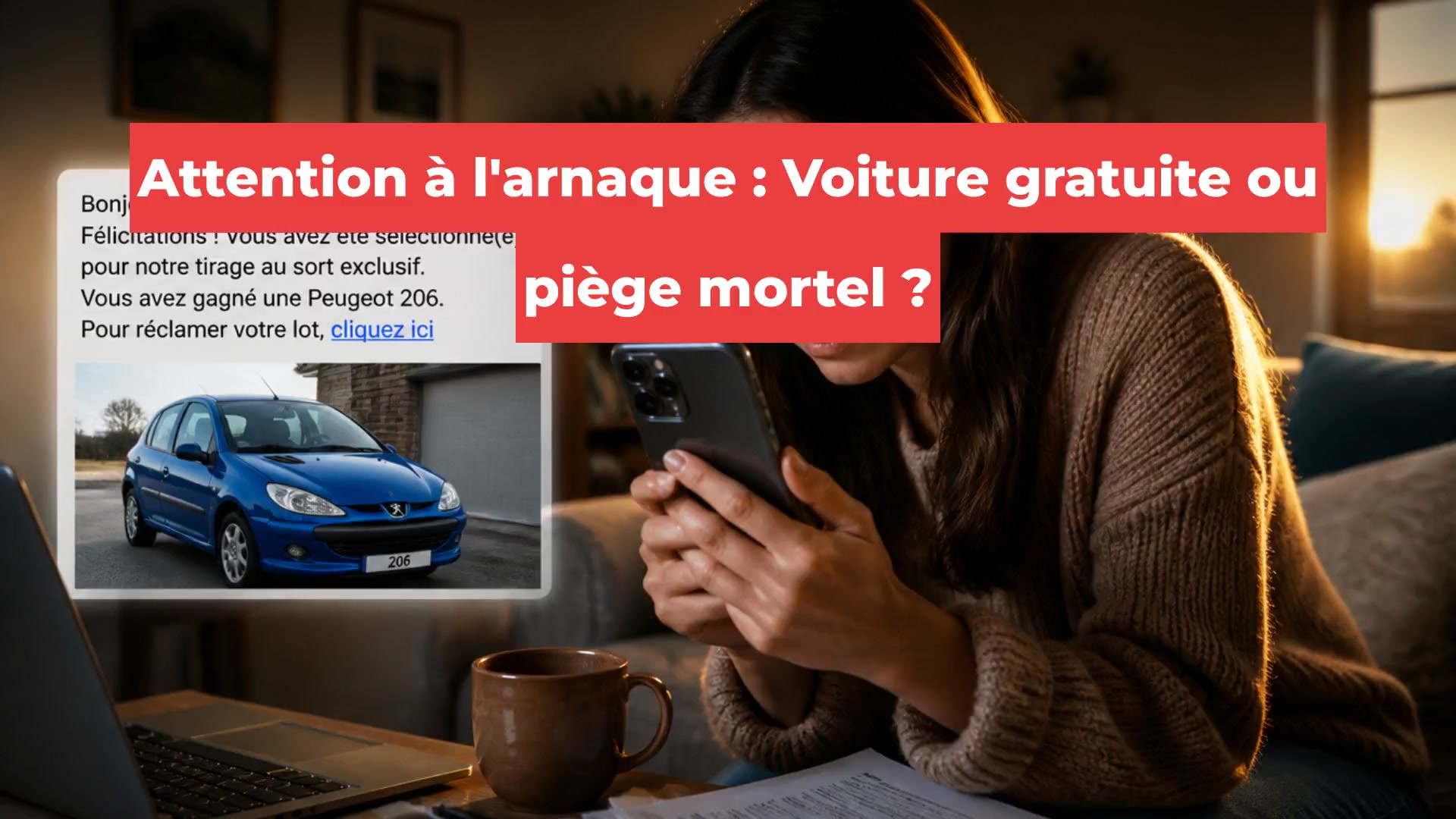 Attention à l'arnaque : Voiture gratuite ou piège mortel ?